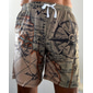 Homme Nautique Impressions Graphiques Boussole Shorts de survêtement Shorts de plage shorts en tissu éponge Taille Moyenne Rétro Vintage Occasionnel Quotidien Vêtements de rue Fête Cordon de serrage