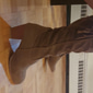 Bottes de cowboy western à franges pour femmes – bottes hautes en daim avec détails perlés pour concerts country, festivals de musique et tenues d'automne bohèmes