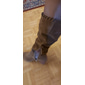 Bottes de cowboy western à franges pour femmes – bottes hautes en daim avec détails perlés pour concerts country, festivals de musique et tenues d'automne bohèmes