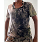 בגדי ריקוד גברים חולצה קצרה חולצת הנלי טי שירטס גראפי לְעַגֵן מצפן עומד ורוד מסמיק פול תלתן חאקי הדפסת תלת מימד מידות גדולות בָּחוּץ יומי שרוולים קצרים כפתור למטה דפוס ביגוד מעצב מסוגנן וינטאג' בסיסי