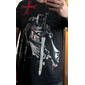 Tricou bărbați Crucerași Unisex Templari Cruce Grafic Imprimat Soldat Tricou Tricou Distressed Mâneci Scurte Tricou 3D Imprimat Bluza cu Guler Rotund Sportiv Designer Casual Exterior Stradă Zilnic