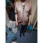 Hombre Henley Shirt Tee Graphic Número Henley Ropa Impresión 3D Diario Deportes Manga Corta Acordonado Estampado Moda Elegante Vintage Casual