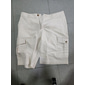 Homme Shorts Shorts en Lin Shorts d'été Poche Avant Jambe Droite Uni Confort Respirant Longueur Genou Extérieur Vacances Soirée Mode Basique Blanche Kaki