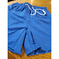short de bain pour homme maillot de bain avec doublure en filet short de bain bas à séchage rapide cordon élastique respirant avec poches - natation surf plage sports nautiques couleur unie printemps