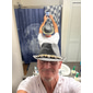 Voor heren Kentucky Derby-hoed Zonnehoed Feesthoed Bolhoed Zwart Wit Acryl Vezels Modieus Casual Straat Dagelijks Effen Zonbescherming Ademend