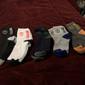 Homme 10 paires Paquets multiples Chaussettes Chaussettes de Course Chaussettes décontractées Arc-en-ciel Couleur Bloc de couleur Sport & Loisir du quotidien Vacances Basique Moyen Printemps Automne