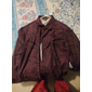 Maglietta uomo totem camicia a bottoni maniche lunghe vintage gotico all'aperto strada autunno e inverno risvolto bottoni stampa nero viola verde khaki