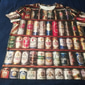 Voor heren Grafisch Bier Overhemd T-shirt Grappige T-shirts Korte mouw T-shirt 3D-afdrukken Ronde hals Overhemd Actief Dagelijks Wit Zomer Kleding S M L XL XXL 3XL