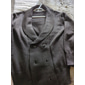 Per uomo Cardigan Maglione A coste Maglia Standard Lavorato a maglia Liscio Risvolto sciallato Top caldi Contemporaneo moderno Da tutti i giorni Per uscire Abbigliamento Autunno inverno Nero Bianco M