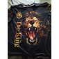 Herr Unisex Tiger Grafiska tryck T-shirt Kortärmad T-shirt 3D-tryck Rund hals Skjorta Sport Ledigt Stor och hög Utomhus Gata Dagligen Svartvit Silver+gyllen Guld + svart Sommar Kläder S M L XL XXL