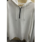 Homme Tee-shirt Gaufre T-shirt Sweats à capuche zippés manche longue Zip quart Hiver Printemps & Automne Automne Couleur Unie Traditionnel / Vintage À capuche Extérieur Maison Sport & Loisir Noir