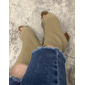 Damskie Botki Buty na obcasie Codzienny Czaszka Botki Botki Klamra Masywny obcas Okrągły palec u nogi Codzienny Sztuczna skóra Sznurowane Czarny Burgundowy Khaki