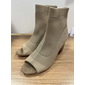 Damskie Botki Buty na obcasie Codzienny Czaszka Botki Botki Klamra Masywny obcas Okrągły palec u nogi Codzienny Sztuczna skóra Sznurowane Czarny Burgundowy Khaki