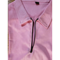 Per uomo Polo con zip a un quarto Maglia da golf Quotidiano Ferie Collo ripiegato Manica Corta Moda Essenziale Semplice Primavera & Estate Vestibilità regolare Blu chiaro Nero Bianco Rosa Vino Blu