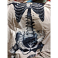 Men's Graphic Skeleton T Shirt Long Sleeve T shirt 3D Print Crew Neck Shirt Designer Casual Subculture Sports Outdoor Holiday Going out Light Grey Dark Gray Gray Spring &  Fall Clothing Apparel S M L