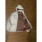 Herren Wintermantel Winterjacke Sport Jacke Regenjacke Outdoor Campen und Wandern Wasserdicht Windbreaker Zip Tasche Herbst Winter Feste Farbe Modisch Strassenmode Mit Kapuze Standard Wein Schwarz