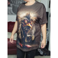 Homme Coq Drôle T-shirt Manche Courte T-shirt Impression 3D Col ras du cou Chemise Rétro Vintage Occasionnel street style Sport en Plein Air Fête Sortir Marron Sapin Vert foncé Vert Printemps & Été