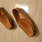 miesten ruskeat nahkaiset loafers - hengittävät slip-on ajokengät arkeen ja juhlaan