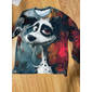 Homme Chien Drôle T-shirt manche longue T-shirt Impression 3D Col ras du cou Chemise Designer Rétro Vintage Rue Occasionnel Quotidien Bleu lagune Été Printemps Automne Vêtement Tenue S M L XL XXL XXXL
