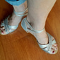 chaussures de danse latine à bout ouvert à paillettes argentées pour femmes - sandales à bride à la cheville ornées de strass pour les événements de salle de bal et de fête