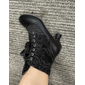 Botines victorianos burdeos con cordones para mujer, diseño de encaje floral y tacón medio: estilo retro elegante para ocasiones formales e informales