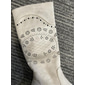 grå broderte western-cowboystøvler for kvinner med laserskårne detaljer – vintage-stil midtkalve ridestøvler for fritids- og utendørsbruk