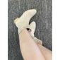 botas femininas de camurça bege de cano curto – botinhas estilo western de salto baixo casuais e confortáveis
