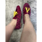 Mocasines de mujer de leopardo rosa con borla amarilla – Zapatos llamativos y elegantes sin cordones para un look de declaración moderno