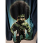 Hombre Graphic Caricatura Gracioso Camiseta Manga Larga Camiseta Impresión 3D Cuello Barco Camisa Moda Casual Estilo callejero Deporte Festivos Noche Burdeos Morado Verde Trébol Primavera & Otoño Ropa