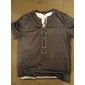 Hombre Henley Shirt Tee Graphic Número Henley Ropa Impresión 3D Diario Deportes Manga Corta Acordonado Estampado Moda Elegante Vintage Casual
