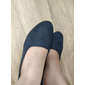 ballerines à enfiler en daim bleu marine souple pour femmes avec semelle coussinée | parfaites pour un usage quotidien