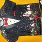 natal masculino traje de natal 3d camisetas floco de neve padrão moda 3d impressão tee festa rua preto manga curta gola redonda verão primavera roupas vestuário s m l xl xxl xxxl
