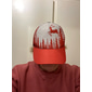 casquette de baseball à imprimé cerf de forêt rouge et blanc pour hommes – chapeau d'extérieur décontracté réglable pour les amoureux de la nature