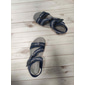 Women's Blue Sport Sandals with Adjustable Straps and Geometric Pattern – Comfortable Outdoor Walking Shoes for Hiking, Travel and Casual Wear