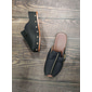 γυναικεία peep-toe wedge mules με λουράκια με αγκράφα και καρφιά – άνετα slip-on σανδάλια για casual ντύσιμο και καλοκαιρινές εξόδους