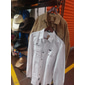 Hombre Vaca Camisas de trabajo camisa occidental Camisa cargo Manga Larga Casual Táctico Deporte Noche Invierno Primavera & Otoño Cuello Vuelto Estampado Negro Blanco Caqui