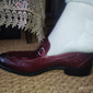 Mocassins pour homme en cuir véritable à motif crocodile avec mors en métal – chaussures habillées de luxe à enfiler pour les affaires, les mariages et les occasions formelles