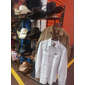 Hombre Vaca Camisas de trabajo camisa occidental Camisa cargo Manga Larga Casual Táctico Deporte Noche Invierno Primavera & Otoño Cuello Vuelto Estampado Negro Blanco Caqui