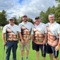 Męskie Graficzny Cosplay Koszulki polo Koszula golfowa Krótki rękaw Koszulki polo Koszule z kołnierzykiem Codzienny Ubrania wakacyjne Ubrania Rave Stroje na imprezę Guziki Druk 3D Biały