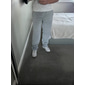 Herr Joggingbyxor Joggare Fleecebyxor Långbyxor Snörning Ficka Elastisk midja Slät Komfort Mjuk Utomhus Dagligen Utekväll Grundläggande Ledigt Svart Grå