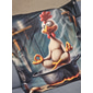 Homme Graphique Lapin T-shirt Manche Courte T-shirt Impression 3D Col ras du cou Chemise Rétro Vintage Occasionnel street style Sport en Plein Air Fête Sortir Bleu Marron Printemps & Été Vêtement