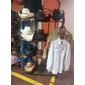 Hombre Vaca Camisas de trabajo camisa occidental Camisa cargo Manga Larga Casual Táctico Deporte Noche Invierno Primavera & Otoño Cuello Vuelto Estampado Negro Blanco Caqui