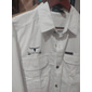 Hombre Vaca Camisas de trabajo camisa occidental Camisa cargo Manga Larga Casual Táctico Deporte Noche Invierno Primavera & Otoño Cuello Vuelto Estampado Negro Blanco Caqui