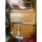 geantă messenger pentru bărbați din imitație din piele – geantă de umăr în stil vintage cu buzunare multiple pentru muncă, călătorie sau utilizare ocazională