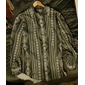 Voor heren Cowboy Westers overhemd Overhemd met knopen Cowboyshirt Lange mouw Modieus Ontwerper Casual Dagelijks Herfst winter Strijkijzer Overhemden met kraag 3D-afdrukken Voorvak blauw Geel Paars
