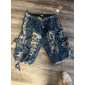 Homme Shorts Tactiques Shorts cargo Short camouflage Shorts Boutons Multi-poches Camouflage Portable Longueur Genou Extérieur Quotidien Camping & Randonnée Mode Classique Bleu camouflage Gris