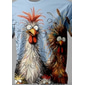 Homme Coq Drôle T-shirt Manche Courte T-shirt Impression 3D Col ras du cou Chemise Rétro Vintage Occasionnel street style Sport en Plein Air Fête Sortir Noir Blanche Jaune Printemps & Été Vêtement