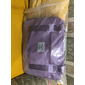 Bolsa de viaje para mujer con compartimento para zapatos: bolsa de viaje impermeable de gran capacidad para el fin de semana, para el gimnasio, los deportes y las escapadas nocturnas Color: vino, negro y rosa