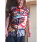 Herren Auto Hemd Sommer Hawaiihemd Alohahemd Kurzarm Hemd Kubanisches Halsband Sport Mode Streetwear Lässig Outdoor Hawaiianisch Rote S M L