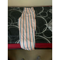 Miesten Housut Kiinalainen Hölkkähousut Painettu Raita Täyspitkä Kausaliteetti Päivittäin Housut Smart Casual Laivaston sininen Khaki Mikrojoustava